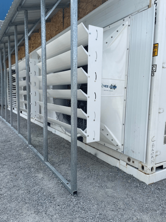 exhaust fan used at crypto mining facility
